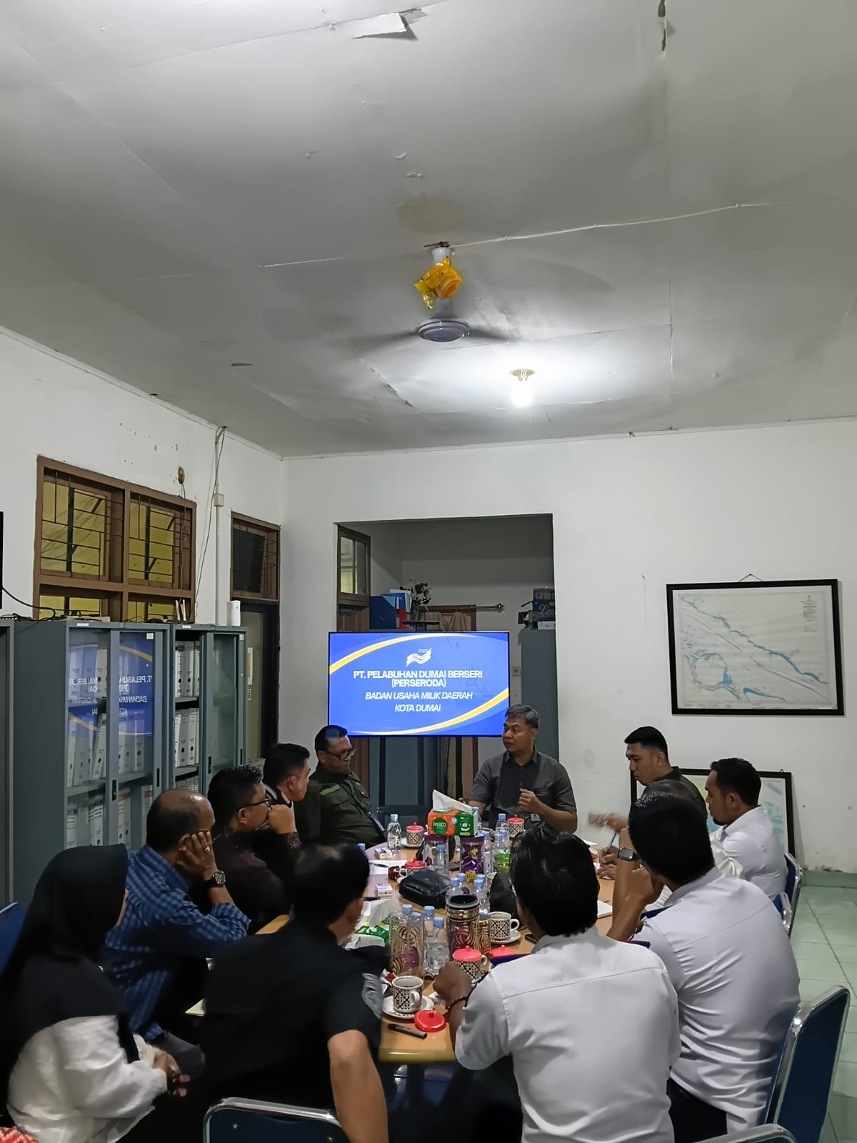 BUMD PT. PELABUHAN DUMAI BERSERI (PERSERODA) TERIMA KUNJUNGAN KERJA DPRD DAN DINAS PERHUBUNGAN KABUPATEN SIAK