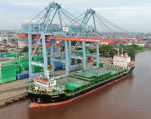 PELAYANAN JASA TERMINAL PETI KEMAS, CURAH CAIR, CURAH KERING, DAN RO-RO